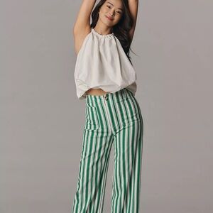 The Colette Striped Full-Length Wide-Leg Pants by Maeve
Maeve